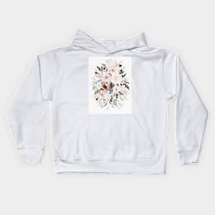 Loose Floral Bouquet Kids Hoodie